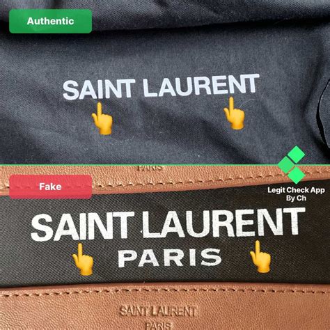 ysl dust bag fake|authentic ysl bag.